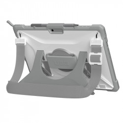 （在庫限り）UAG Surface Pro 8用ケース PLASMA HEALTHCARE ホワイト/グレイ ショルダー/ハンドストラップ付属 耐衝撃 アルコール除菌対応品 UAG-SFPRO8HSS-WH/GY ［プリンストン直営］
