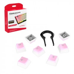 別売オプション品 HyperX プディングキーキャップ フルセット ピンク PBT US配列 644H7AA#ABA ［プリンストン直営］