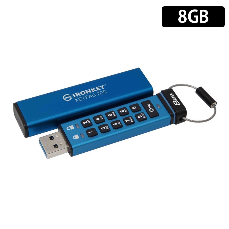 ڥ᡼󤻡ۥ󥰥ȥ IronKey Keypad 200 (USB-A) 8GB USBեåɥ饤 ѥå ϡɥŹ沽 IKKP200/8GB Υץ󥹥ȥľġ