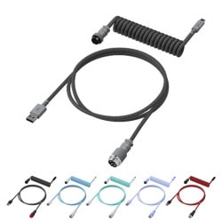 HyperX USB-C コイルケーブル 全6色 6J678AA 6J679AA 6J680AA 6J681AA 6J682AA 6J677AA ［プリンストン直営］