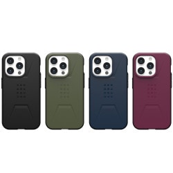 （在庫限り）UAG iPhone 15 Pro 用 MagSafe対応ケース CIVILIAN ソリッドデザイン 全4色 耐衝撃 UAG-IPH23MA-CMSシリーズ 6.1インチ ［プリンストン直営］