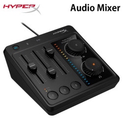 HyperX Audio Mixer USB接続オーディオミキサー XLR入力対応 ブラック 73C12AA ［プリンストン直営］