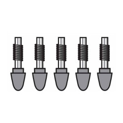 （在庫限り）別売付属品 Microsoft Surface対応アクティブスタイラス PSA-TPRMS-BK専用替え芯セット 5本入り PSA-TPRMS-SHINSET ［プリンストン直営］