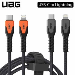 UAG KEVLAR CORE USB-C TO LIGHTNING POWER CABLE 1.5m 高耐久 USB充電ケーブル ケーブルタイ付 全2色 UAG-CBL-CLシリーズ ［プリンストン直営］