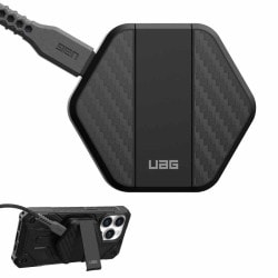 UAG マグネット式 ワイヤレス充電器 WIRELESS CHARGING PAD WITH STAND スタンド機能搭載 UAG-WCPS-BK ［プリンストン直営］