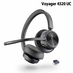 Poly VOYAGER 4320 UC ワイヤレスヘッドセット Bluetooth 両耳用 Teamsボタン搭載 7Y211AA ［プリンストン直営］