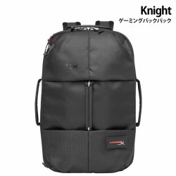HyperX Knight ゲーミングバックパック ブラック 高耐久 16インチノートPC対応 8C525AA ［プリンストン直営］