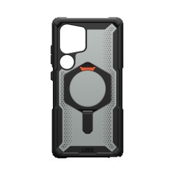 （在庫限り）UAG Galaxy S24 Ultra用ケース PLASMA XTE クリアカラー ブラック/オレンジ キックスタンド付き 耐衝撃 UAG-GLXS24U-XT-B/O ［プリンストン直営］