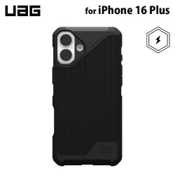 （在庫限り）UAG iPhone 16 Plus 用 MagSafe対応ケース METROPOLIS LT ケブラーブラック 耐衝撃 UAG-IPH24LB-FLTM-KB 6.7インチ ［プリンストン直営］