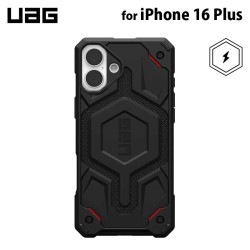 UAG iPhone 16 Plus 用 MagSafe対応ケース MONARCH PRO Kevlar プレミアム ケブラーブラック 耐衝撃 UAG-IPH24LB-PMS-KB 6.7インチ ［プリンストン直営］