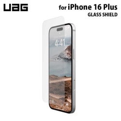 UAG iPhone 16 Plus 用 ガラススクリーンシールド 強化ガラス 抗指紋 UAG-IPH24LB-SP 6.7インチ ［プリンストン直営］
