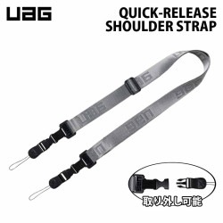 別売オプション品 UAG クイックリリースショルダーストラップ グレイ UAG-SHLDSTP-QR-GY ［プリンストン直営］