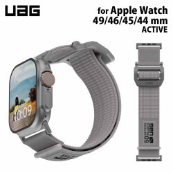 UAG Apple Watch用バンド 49/46/45/44mm用バンド ACTIVE (2024年モデル) チタン UAG-AWLA22-TI ［プリンストン直営］