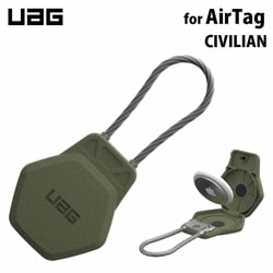 UAG Apple AirTag用 CIVILIAN ケース オリーブ 耐衝撃 UAG-AITC-OL ［プリンストン直営］