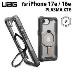 UAG iPhone 17e / 16e用 マグネット対応ケース PLASMA XTE アッシュ/チタン キックスタンド付き 耐衝撃 UAG-IPH25SE-TXM-A/T ［プリンストン直営］