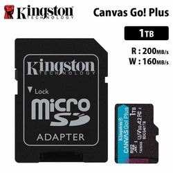 キングストン Canvas Go! Plus 1TB microSDカード UHS-I U3 V30 A2 SDカードアダプタ付 SDCG4/1TB ［プリンストン直営］