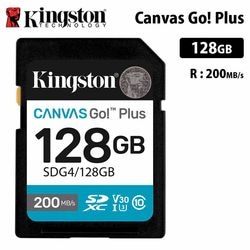 キングストン Canvas Go! Plus 128GB SD メモリカード UHS-I U3 V30 SDG4/128GB ［プリンストン直営］
