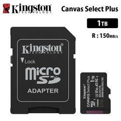 【メーカー取り寄せ】キングストン Canvas Select Plus 1TB microSDカード UHS-I U3 V30 A1 SDカードアダプタ付 SDCS3/1TB ［プリンストン直営］