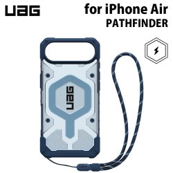 UAG iPhone Air用 MagSafe対応ケース PATHFINDER ・ハンドストラップ同梱） ブルース 耐衝撃 スタンダード UAG-IPH25LB-MS-BL-L ［プリンストン直営］