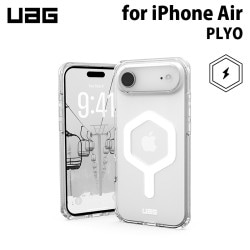 UAG iPhone Air用 MagSafe対応ケース PLYO アイス/ホワイト 耐衝撃 シンプル UAG-IPH25LB-YMS-I/W ［プリンストン直営］