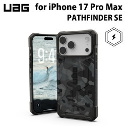 UAG iPhone 17 Pro Max用 MagSafe対応ケース PATHFINDER SE ミッドナイトカモ 耐衝撃 カモフラージュ柄 UAG-IPH25LA-MS-MC ［プリンストン直営］