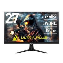 ULTRA PLUS FastIPS方式パネル採用 27型 ハイリフレッシュレート 180Hz WQHD 液晶ディスプレイ UP-P27Q180 ［プリンストン直営］