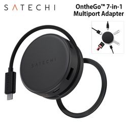 Satechi OntheGo 7-IN-1 マルチポートアダプター PST-POTG7C ［プリンストン直営］