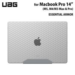 UAG MacBook Pro 14インチ (M5,M4/M3 Max & Pro)用ケース ESSENTIAL ARMOR アイス（クリアカラー） 耐衝撃 UAG-MBP14M4-EMS-IC ［プリンストン直営］
