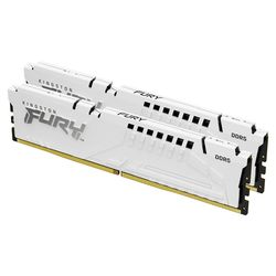 キングストン FURY Beastシリーズ ホワイト 32GB (16GB×2枚組） DDR5-5200 CL40 DIMM (Kit of 2)  288pin ゲーミングメモリ KF552C40BWK2-32 ［プリンストン直営］