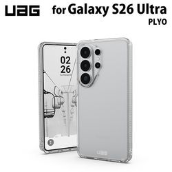 （在庫限り）UAG Galaxy S26 Ultra用ケース PLYO シンプル アイス（クリアカラー） 耐衝撃 UAG-GLXS26U-Y-IC ［プリンストン直営］