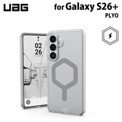（在庫限り）UAG Galaxy S26+用 マグネット対応ケース PLYO シンプル アイス/シルバー 耐衝撃 UAG-GLXS26P-YM-I/S ［プリンストン直営］