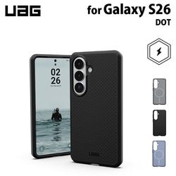 （在庫限り）UAG Galaxy S26用 マグネット対応ケース DOT 全3色 耐衝撃 UAG-GLXS26-DMシリーズ ［プリンストン直営］