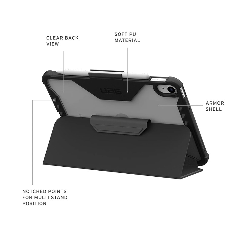 UAG iPad A16 / iPad 第10世代用 ケース PLYO LT アイス/ブラック 耐