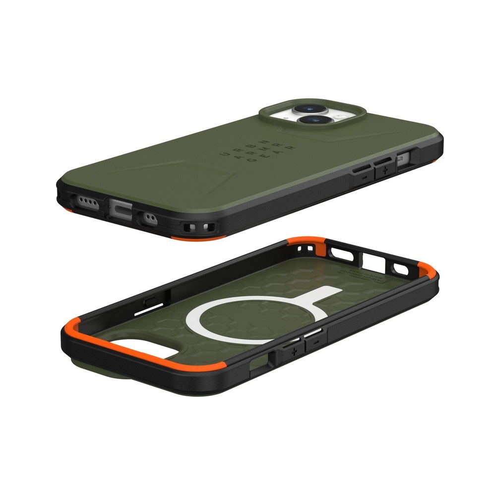 UAG iPhone 15 MagSafeб CIVILIAN åɥǥ 2 Ѿ׷ UAG-IPH23MB-CMS꡼ 6.1 Υץ󥹥ȥľġ