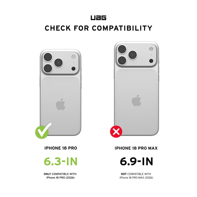 UAG iPhone 18 Pro / 17 Pro用 MagSafe対応ケース PATHFINDER （ハンド