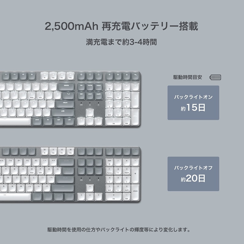 Satechi SM3 SLIM MECHANICAL BACKLIT BLUETOOTH KEYBOARD - US