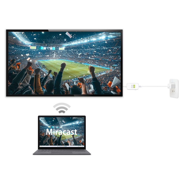 SP Cast Pocket +PLUS AirPlay / Miracast 受信機能対応 ワイヤレス