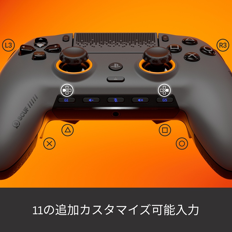 SCUF Omega Wireless PS5 ＆ PC用無線パフォーマンスコントローラー 全