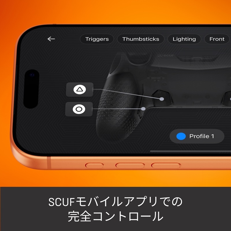 SCUF Omega Wireless PS5 ＆ PC用無線パフォーマンスコントローラー 全