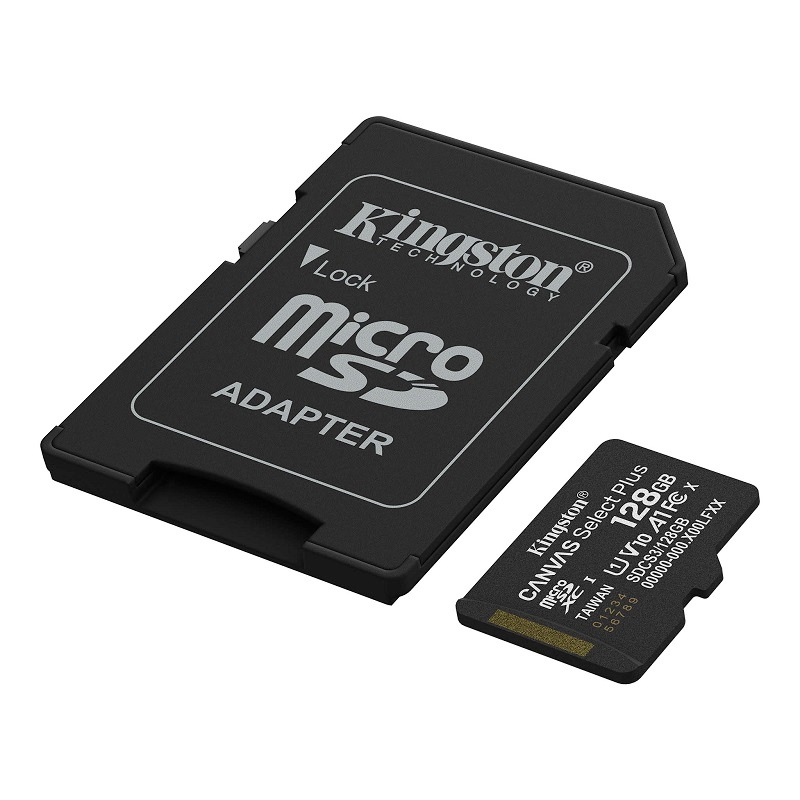 キングストン Canvas Select Plus 128GB microSDカード UHS-I U1 V10
