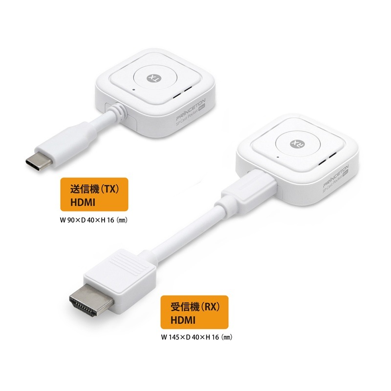 SP Cast Pocket Mini USB PD給電機能付ワイヤレス USB-C to HDMI［親機