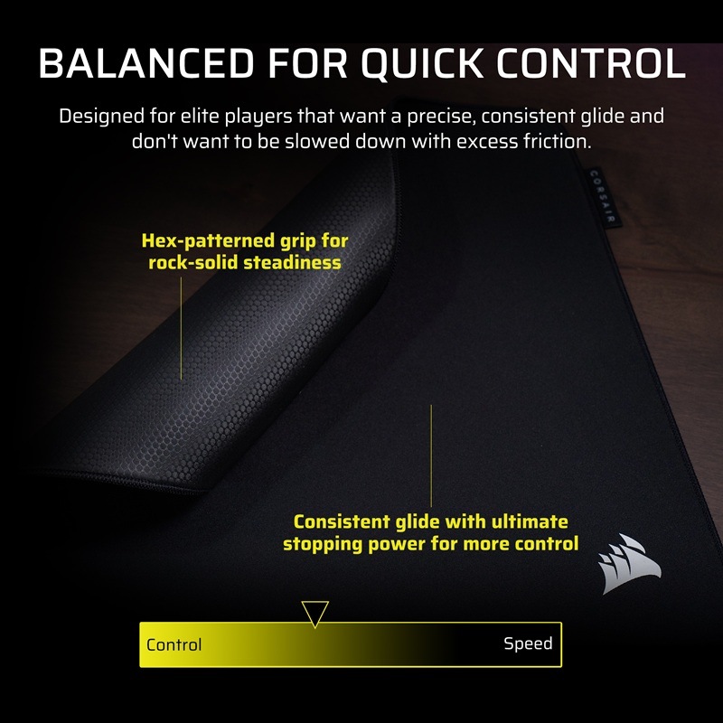 CORSAIR MM PRO コントロール eSportsチューンド布製マウスパッド