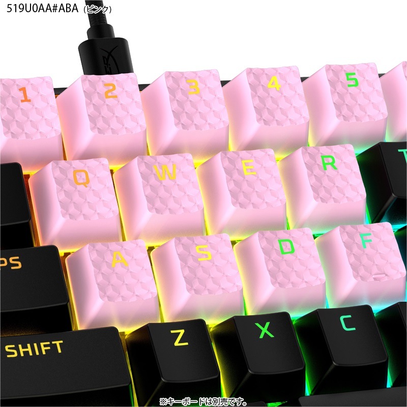 䥪ץ HyperX Rubber Keycaps Сå 19ĥå US 3 519U1AA#ABA(Blue) 519U0AA#ABA(Pink) 519T6AA#ABA(Red) Υץ󥹥ȥľġ