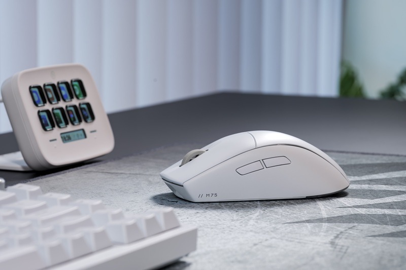 CORSAIR M75 ワイヤレス RGB Apple ゲーミングマウス フロストホワイト