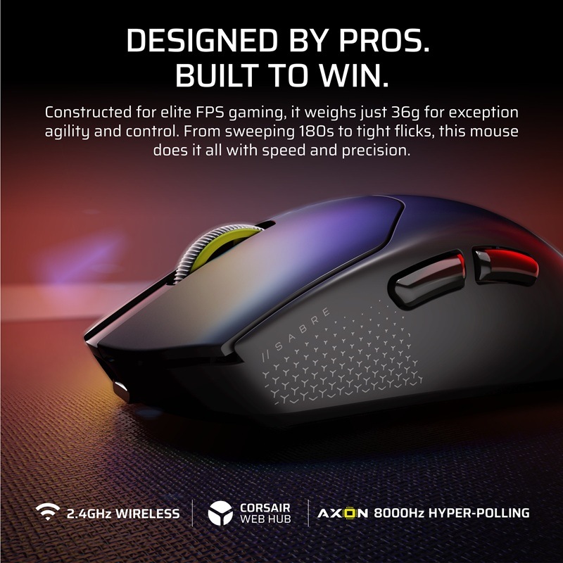 CORSAIR SABRE v2 PRO マウス CORSAIR SABRE v2 PRO Ultralight