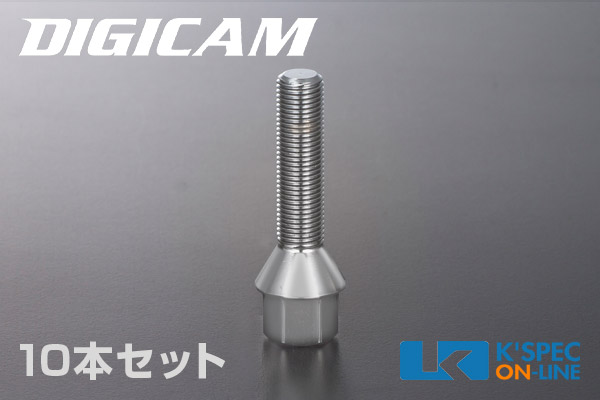 DIGICAM 輸入車用ワイドトレッドスペーサー取付ボルト[17HEX/60度 
