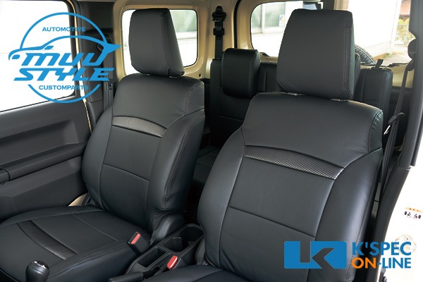 MuuSTYLE ワイルドメンズシートカバーforジムニー（フロントのみ