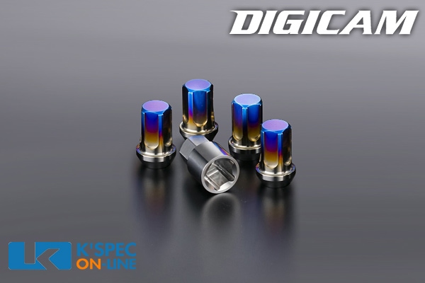 DIGICAM ペンタゴンチタンレーシングナット 4本セット 袋タイプ 35mm 