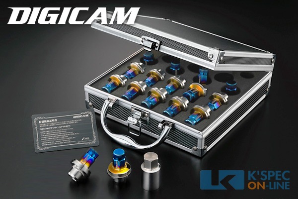 DIGICAM デジキャン チタンレーシングナット 貫通タイプ M12 P1.25 6角 17HEX 48.5mm チタン 20本入 XVHV GPE H25/6-H29/5 TNK12-DIGICAM DIGICAM デジキャン チタンレーシングナット 貫通タイプ M12 P1.5 6角