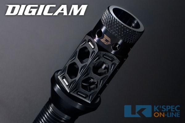 DIGICAM ハニカムライト チタンレーシングボルト【ブラック